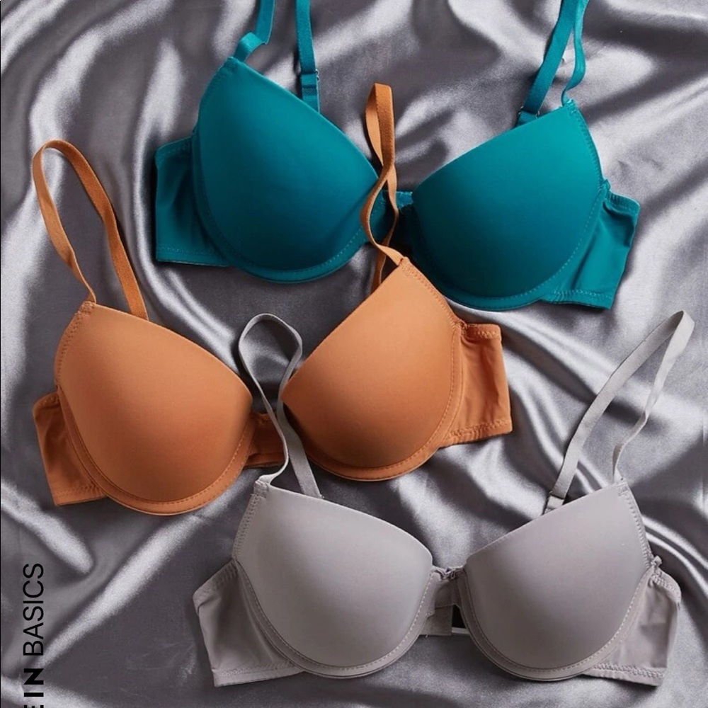 3 Pack Super Push Up T-Shirt Bra Set BRAND NEW!!